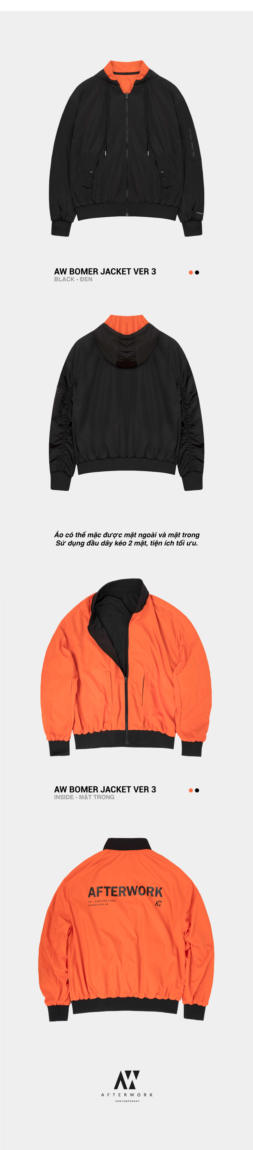 Áo Khoác Dù Bomber