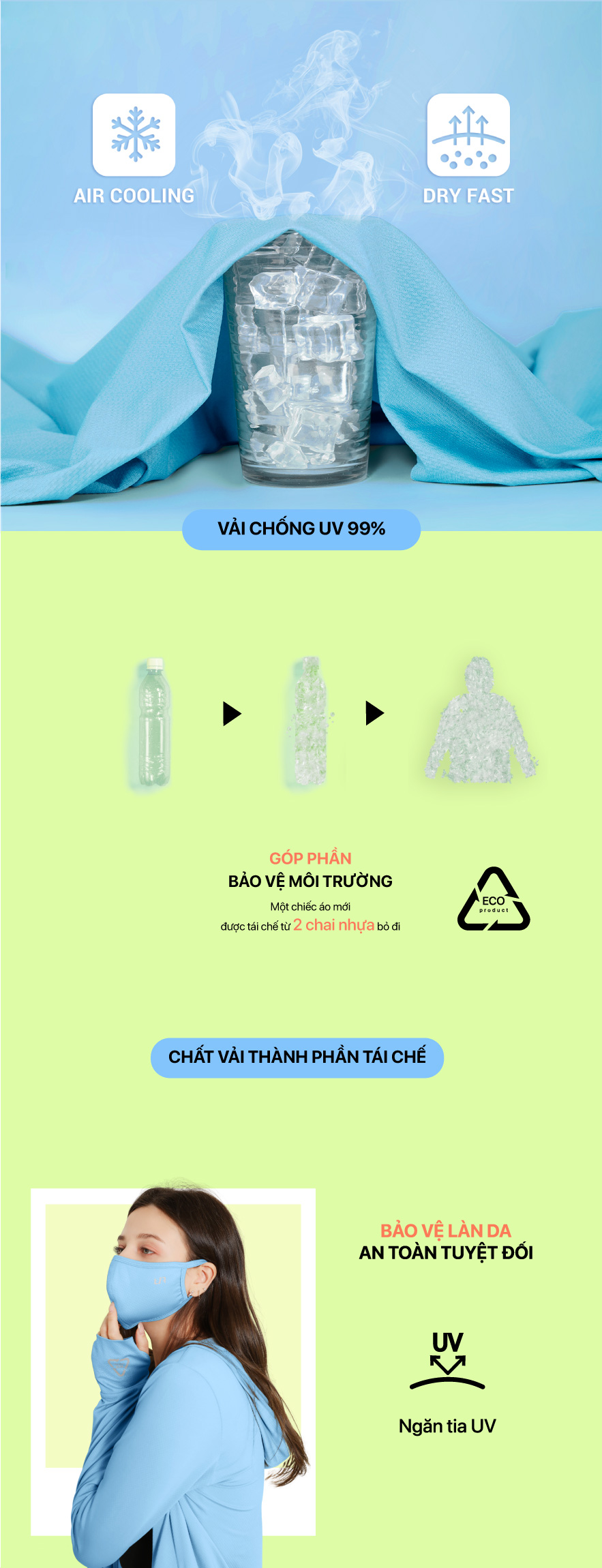 Áo Khoác Nữ Chống Nắng